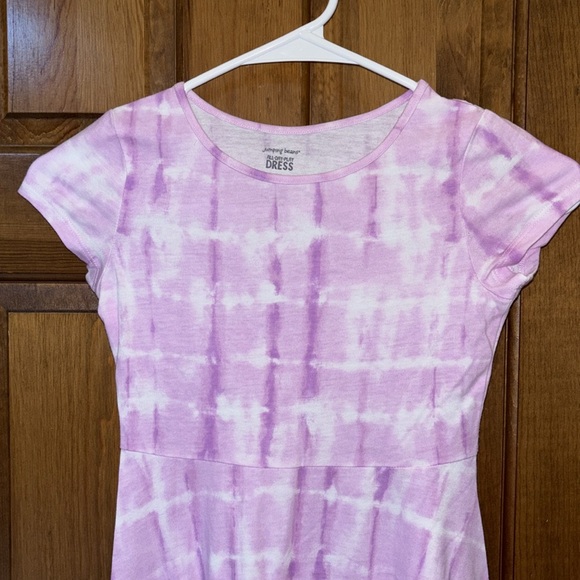Jumping Beans Girls Tie Dye Purple Dress - Size 7 - Picture 5 of 5